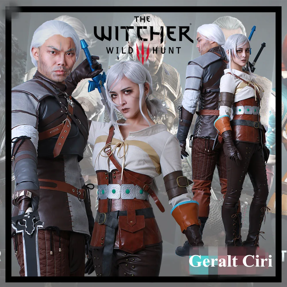 Anime! The Witcher 3: Wild Hunt Geralt Ciri Combat Gear Gothic Uniform Cosplay Costume Halloween Stage Suit Free Shipping
Anime! The Witcher 3: Wild Hunt Geralt Ciri Combat Gear Gothic Uniform Cosplay Costume Halloween Stage Suit Free Shipping