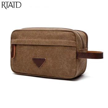 Men Trunk Wrist Bags Small Flap Vintage Totes Military High Quality Canvas Handbags Travel Bag for Male Purse Q079
Men Trunk Wrist Bags Small Flap Vintage Totes Military High Quality Canvas Handbags Travel Bag for Male Purse Q079