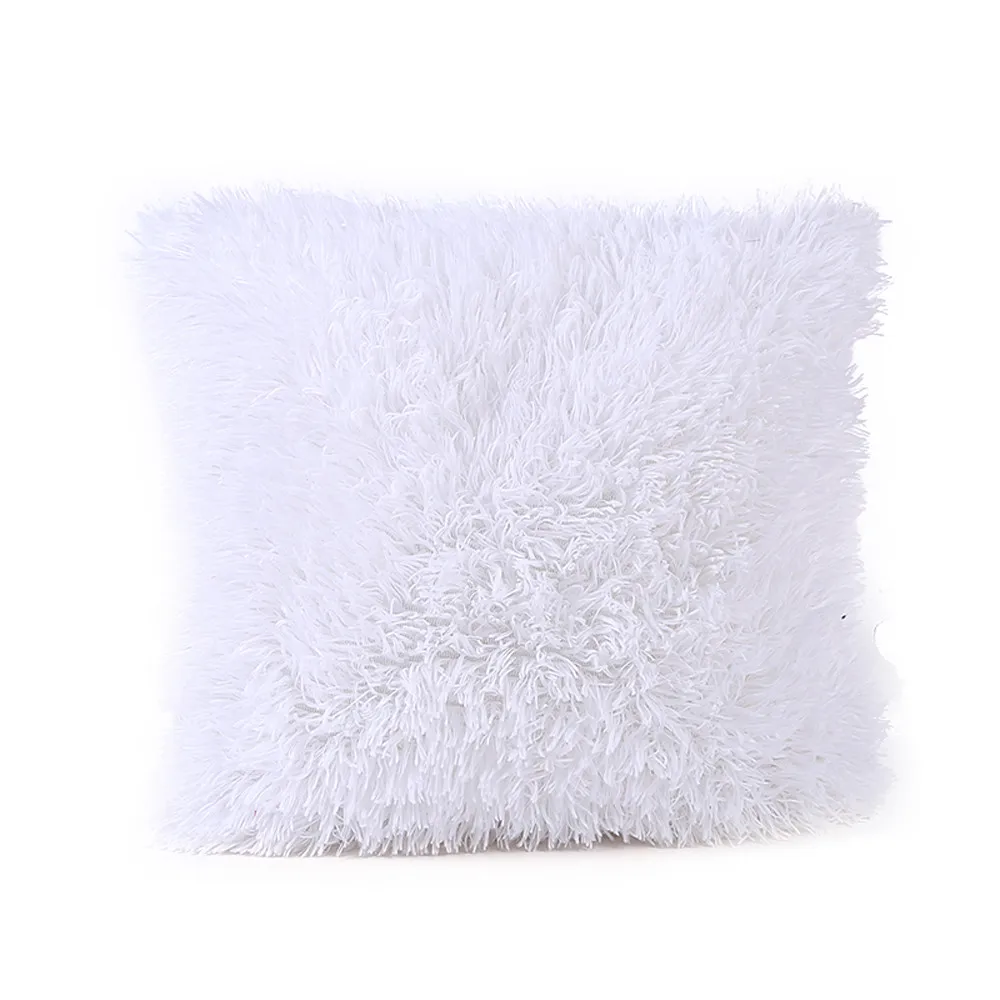 NEW White Pillow Solid Soft Plush Faux Fur Sofa Waist Throw Cushion Cover Cushion Cover For Sofa Car Chair Hotel Home N0823
NEW White Pillow Solid Soft Plush Faux Fur Sofa Waist Throw Cushion Cover Cushion Cover For Sofa Car Chair Hotel Home N0823