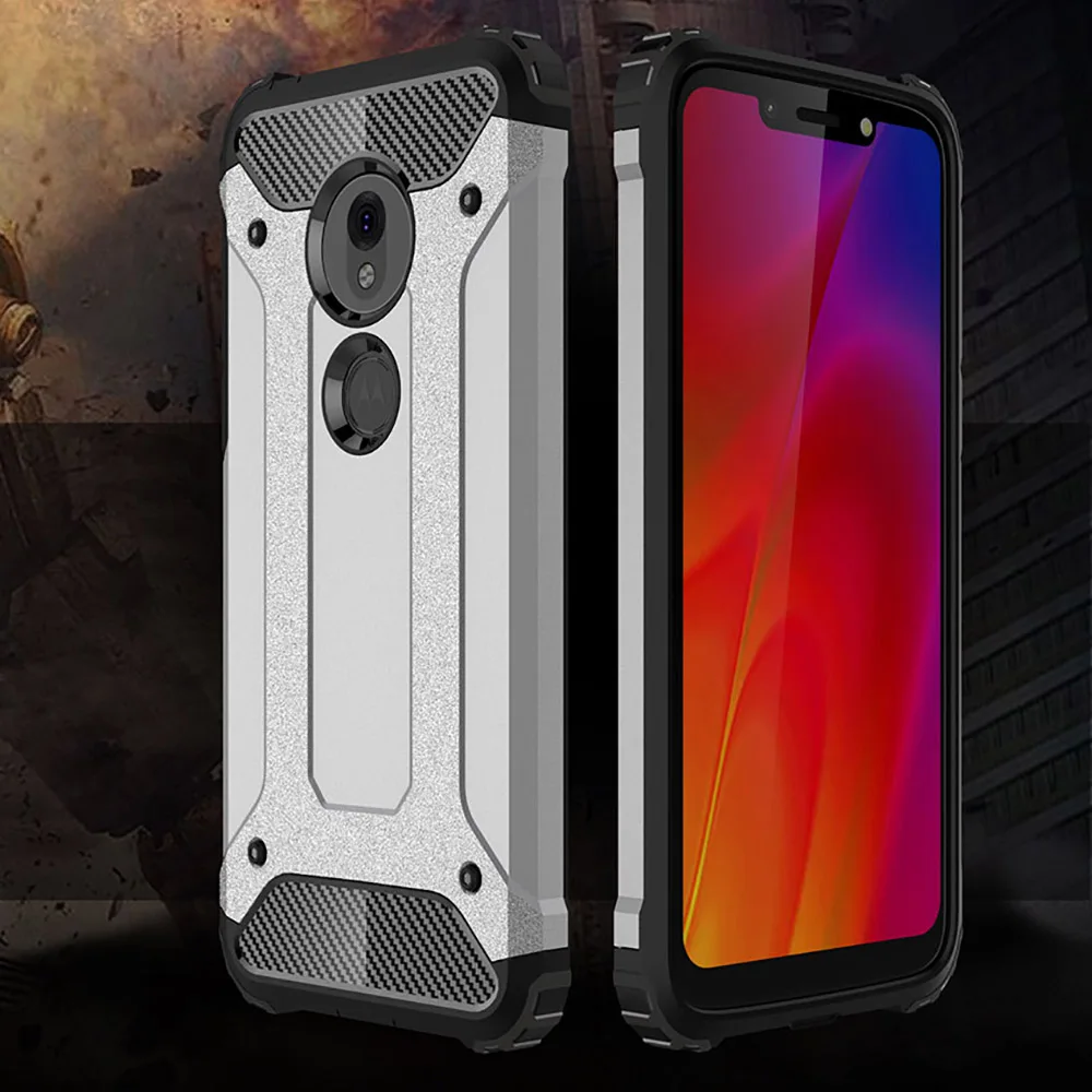 Противоударный бронированный чехол 5 7 дюйма для Moto G7 Play Motorola задняя крышка