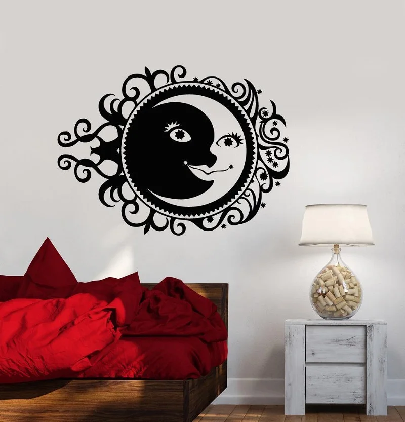Vinyl wall decals, sun, moon, night, decoration, bedroom, living room, home decoration, art mural wallpaper 2WS33
Vinyl wall decals, sun, moon, night, decoration, bedroom, living room, home decoration, art mural wallpaper 2WS33
