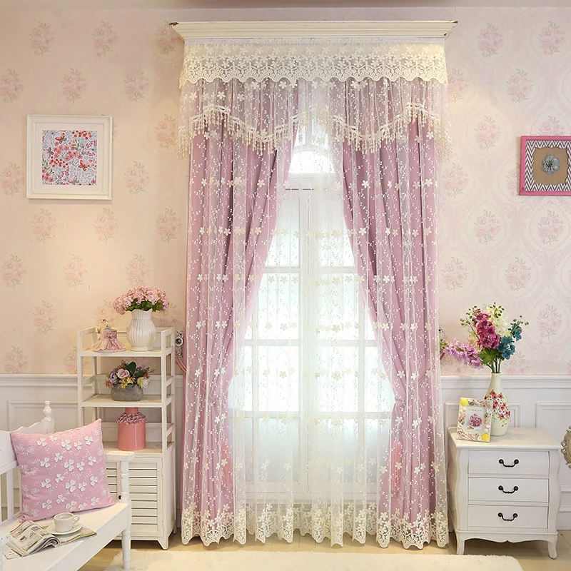 Finished Curtains for Bedroom Pastoral Lace Embroidery Tulle Valance Curtain for Living Room Window Yarn Pure Color High Shade
Finished Curtains for Bedroom Pastoral Lace Embroidery Tulle Valance Curtain for Living Room Window Yarn Pure Color High Shade