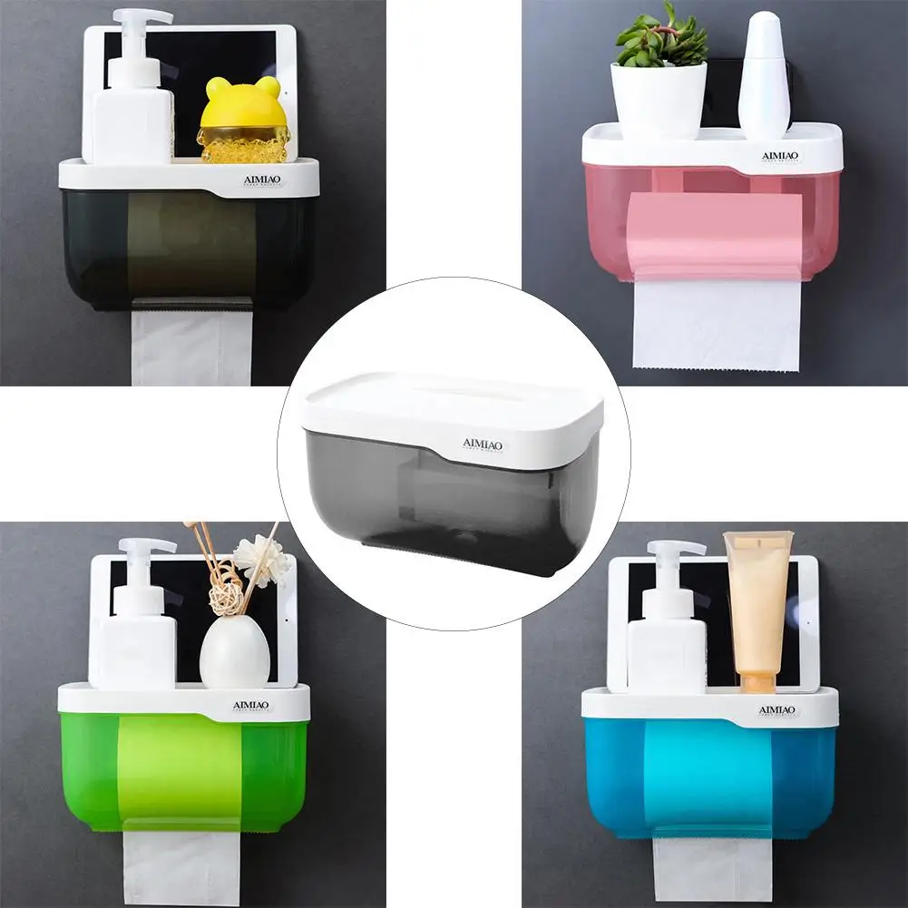 Multifunction Waterproof Toilet Paper Holder Bathroom for Toilet Paper Tray Roll Paper Towel Holder CaseTube Storage Box Tray
Multifunction Waterproof Toilet Paper Holder Bathroom for Toilet Paper Tray Roll Paper Towel Holder CaseTube Storage Box Tray
