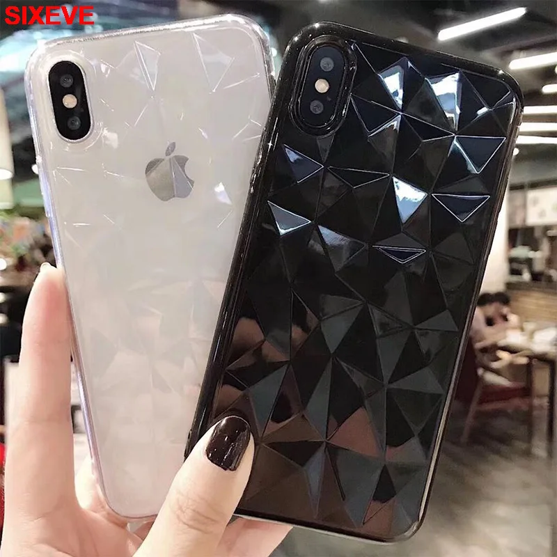 3D Diamond Soft TPU Silicone Case For iPhone 6 s 6S 7 7S iPhone 8 Plus 10 X S XR XS Max 5 5S 5SE 6Plus 6SPlus 7Plus 8Plus Cover
3D Diamond Soft TPU Silicone Case For iPhone 6 s 6S 7 7S iPhone 8 Plus 10 X S XR XS Max 5 5S 5SE 6Plus 6SPlus 7Plus 8Plus Cover