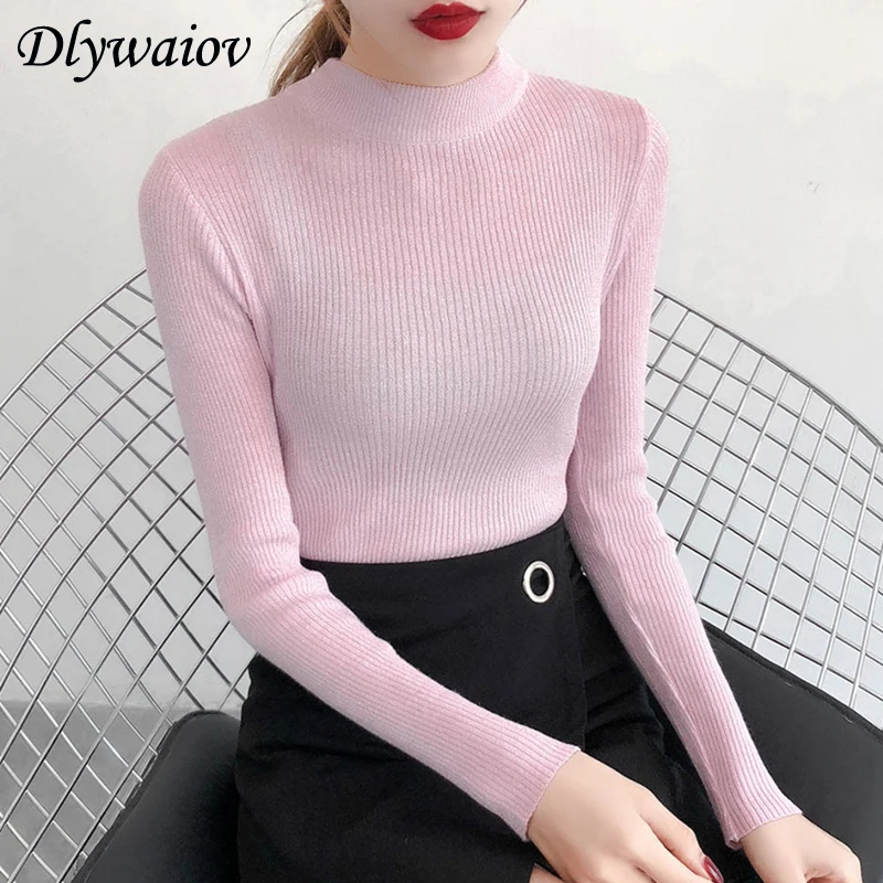 Sueter Mujeres Half Turtleneck Sweaters Female Slim Elasticity Knit Pullover Winter Women Long Sleeve Bottom Sweater Pull femme
Sueter Mujeres Half Turtleneck Sweaters Female Slim Elasticity Knit Pullover Winter Women Long Sleeve Bottom Sweater Pull femme