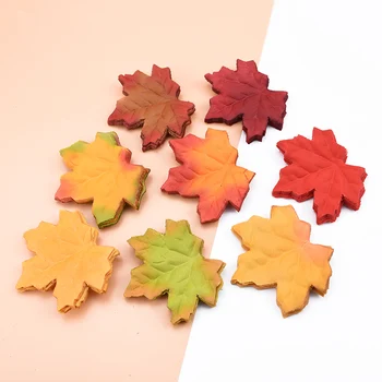 100pcs silk Maple leaf decorative flowers wreaths artificial plants for home wedding decoration diy christmas gifts fake Leaves 
100pcs silk Maple leaf decorative flowers wreaths artificial plants for home wedding decoration diy christmas gifts fake Leaves