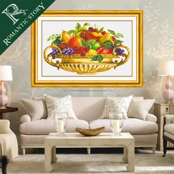 Romantic Story Fruit Home Restaurant Decoration Cross Stitch Needlework DIY 11CT Printing Cross Stitch Sets For Embroidery Kits
Romantic Story Fruit Home Restaurant Decoration Cross Stitch Needlework DIY 11CT Printing Cross Stitch Sets For Embroidery Kits