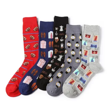 PEONFLY Harajuku happy socks Men's Funny Combed Cotton Dress Casual Crew Wedding Socks Colorful Novelty Skateboard Socks
PEONFLY Harajuku happy socks Men's Funny Combed Cotton Dress Casual Crew Wedding Socks Colorful Novelty Skateboard Socks