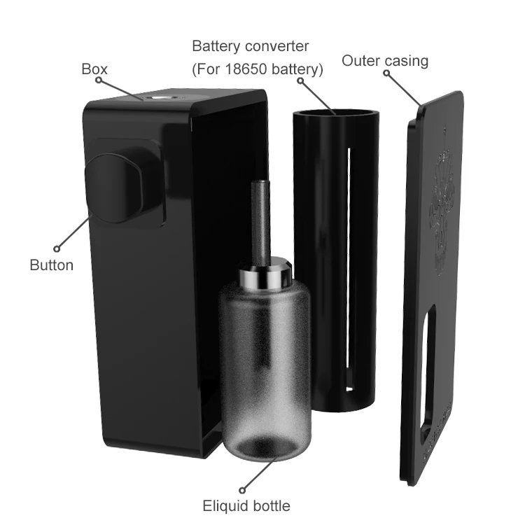 Original SerisVape Closers BF Kit Electronic Cigarette Vaporizer with BF Squonk Mechanical Box Mod Closers RDA Atomizer Vape Kit