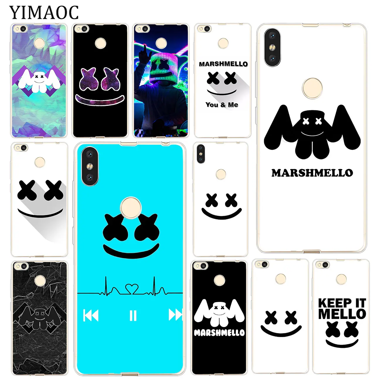 YIMAOC Marshmello pop Soft Silicone Phone Case for Xiaomi MI Redmi S2 6A 4A Note 7 5 6 Pro Plus 5A Prime 4 4X Cover
YIMAOC Marshmello pop Soft Silicone Phone Case for Xiaomi MI Redmi S2 6A 4A Note 7 5 6 Pro Plus 5A Prime 4 4X Cover