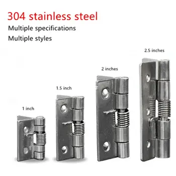 304 stainless steel spring hinge automatic cabinet door wardrobe hardware accessories mini miniature hinge
304 stainless steel spring hinge automatic cabinet door wardrobe hardware accessories mini miniature hinge