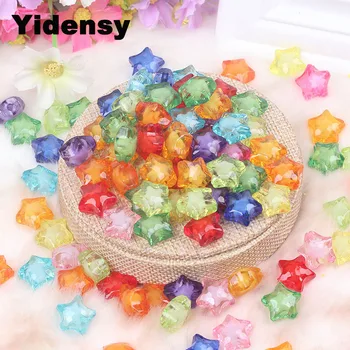Yidensy 100pcs Star Beads 12mm Mixed Color Randomly Clear Transparent Charms Loose Spacer Bead for DIY Jewelry Making Findings
Yidensy 100pcs Star Beads 12mm Mixed Color Randomly Clear Transparent Charms Loose Spacer Bead for DIY Jewelry Making Findings