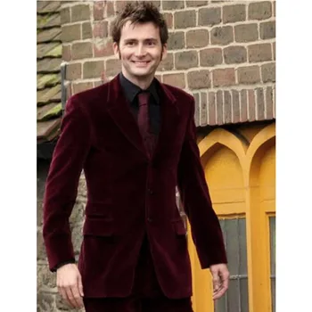 Wine red men's suit custom wedding new Lang coat new tuxedo Slim business work wear best men's wedding suit three+
Wine red men's suit custom wedding new Lang coat new tuxedo Slim business work wear best men's wedding suit three+