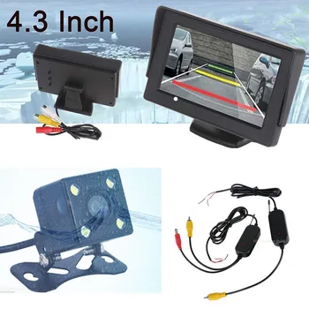 2.4G wireless Car Backup Camera Rear View System Night Vision with 4.3" TFT LCD mirror Monitor parking kit, Free Shipping 
2.4G wireless Car Backup Camera Rear View System Night Vision with 4.3" TFT LCD mirror Monitor parking kit, Free Shipping