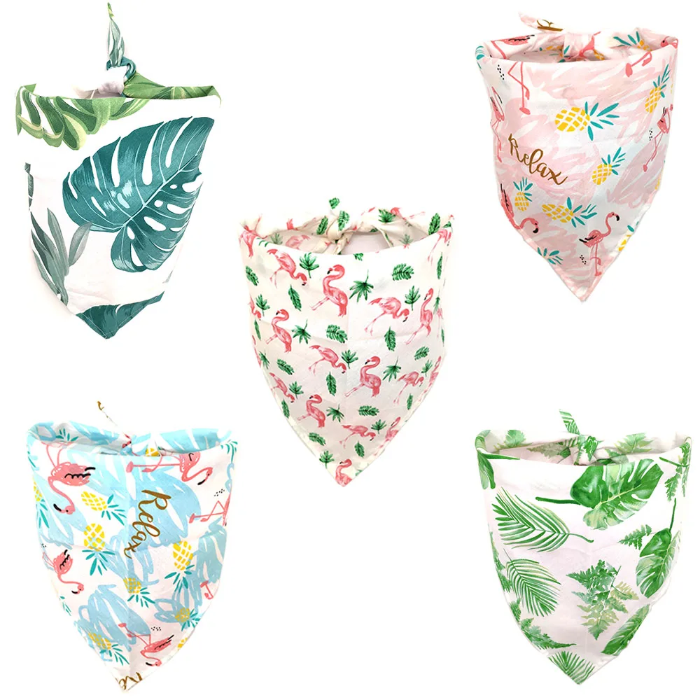 10 Pcs Pet Dog Bandana Tropical Rainforest Style Personalized Cute Flamingo Printed Adjustable Cat Dog Bandana Pet Accessories
10 Pcs Pet Dog Bandana Tropical Rainforest Style Personalized Cute Flamingo Printed Adjustable Cat Dog Bandana Pet Accessories