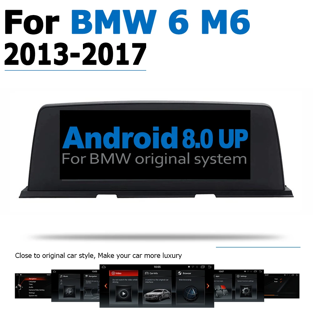 Car DVD Player For BMW M6 2013~2017 original NBT System Android 8.0 up Autoradio GPS Navigation HD Touch Screen
Car DVD Player For BMW M6 2013~2017 original NBT System Android 8.0 up Autoradio GPS Navigation HD Touch Screen