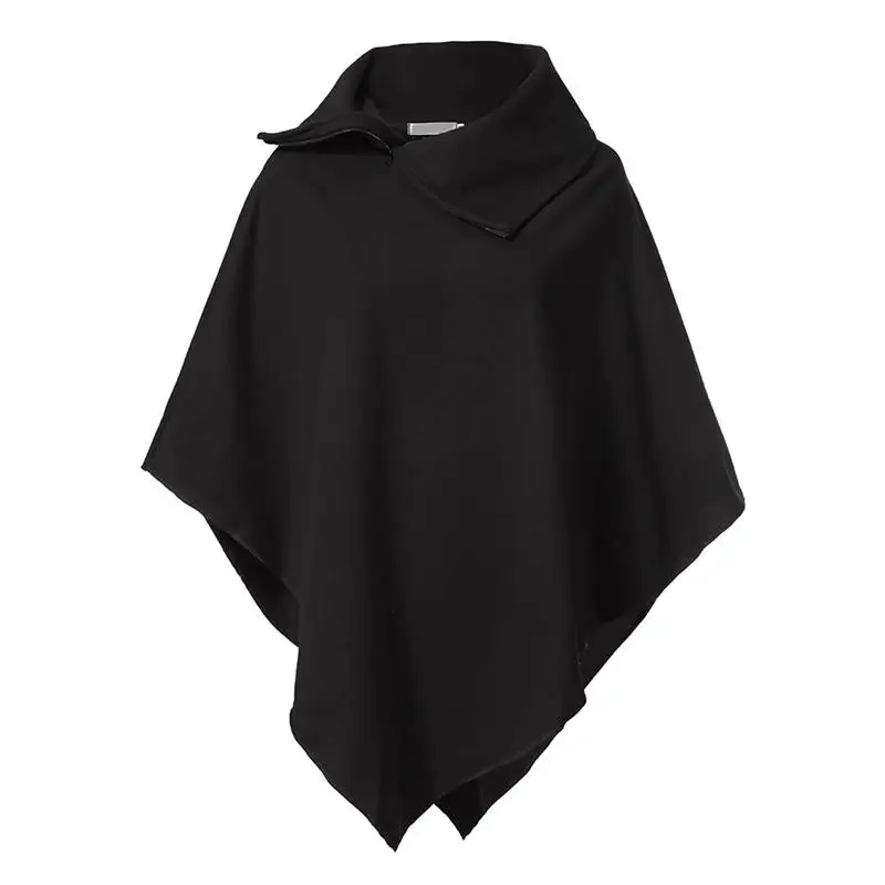 Winter Women Ladies Capes Winter Zipper Lapel Loose Irregular Hairy Shirt Coat girl fashion Cloak Ponchos
Winter Women Ladies Capes Winter Zipper Lapel Loose Irregular Hairy Shirt Coat girl fashion Cloak Ponchos