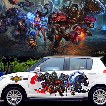 2PCS 3D Waterproof Printing Car Body Decals Spray Paint LOL Stickers Alliance Game Poster For A4 Polo Mini Sticker CNS171
2PCS 3D Waterproof Printing Car Body Decals Spray Paint LOL Stickers Alliance Game Poster For A4 Polo Mini Sticker CNS171