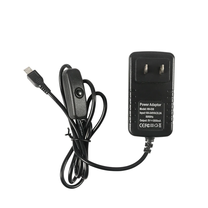 Блок питания 5 В 3 А кабель Micro USB для зарядки с выключателем B + 2 Plus|Аксессуары