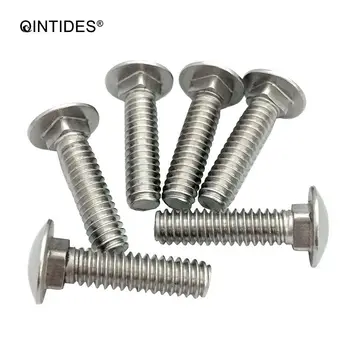 QINTIDES M6 M8 M10 M12 Semi-round head square neck bolts 304 stainless steel bolts GB12 Screws
QINTIDES M6 M8 M10 M12 Semi-round head square neck bolts 304 stainless steel bolts GB12 Screws