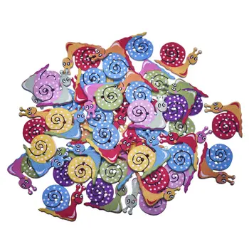 New Fashion Buttons Wood Buttons 50Pcs Multicolor Snails 2 Holes Random Mixed Sewing Buttons Scrapbook
New Fashion Buttons Wood Buttons 50Pcs Multicolor Snails 2 Holes Random Mixed Sewing Buttons Scrapbook