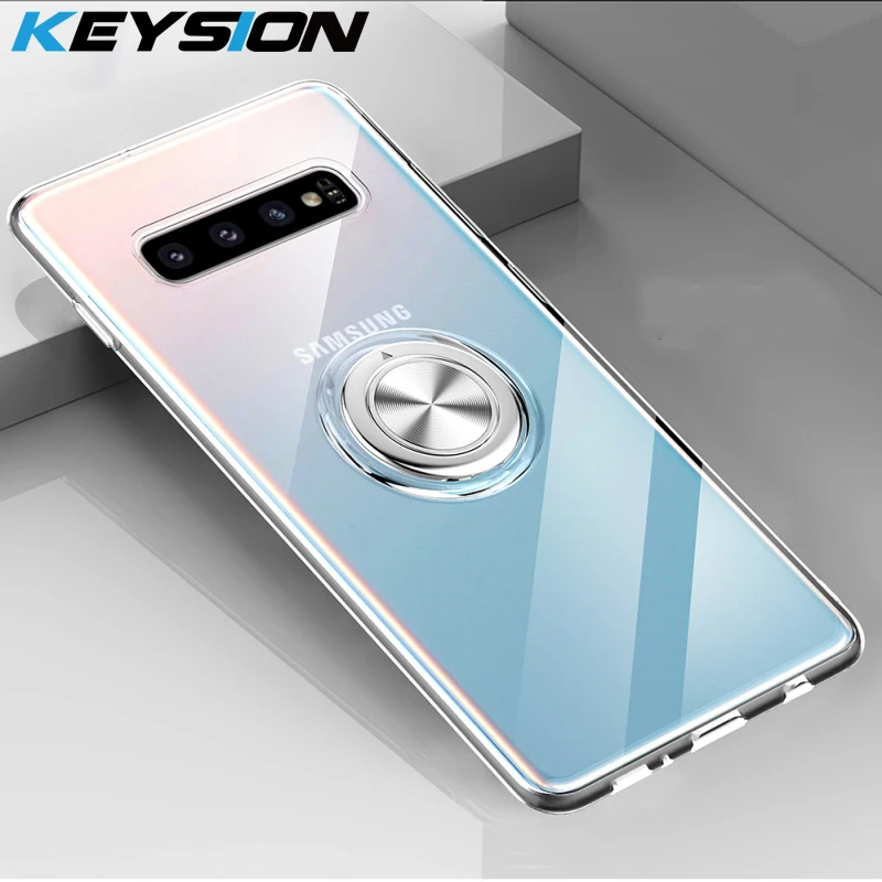KEYSION Case For Samsung Galaxy S10 5G S10 S9 S8 Plus Note 9 8 A7 A9 2018 S10e M20 M30 Cover Soft Silicone Ring Holder Coques
KEYSION Case For Samsung Galaxy S10 5G S10 S9 S8 Plus Note 9 8 A7 A9 2018 S10e M20 M30 Cover Soft Silicone Ring Holder Coques