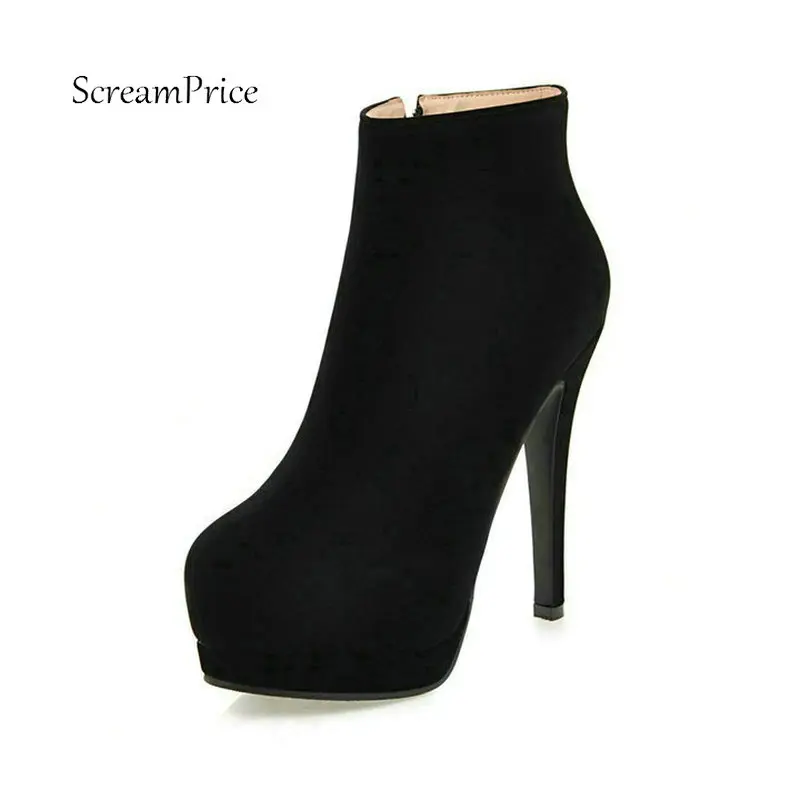 Women Sexy 13cm Thin High Heel Ankle Boots Platform Side Zipper Winter Shoes Woman Red Apricot Black
Women Sexy 13cm Thin High Heel Ankle Boots Platform Side Zipper Winter Shoes Woman Red Apricot Black