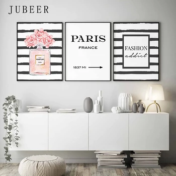 Nordic Fashion Wall Art Canvas Painting Perfume Bottle Paintings On the Wall Paris Pictures for Bedroom Decoration Home
Nordic Fashion Wall Art Canvas Painting Perfume Bottle Paintings On the Wall Paris Pictures for Bedroom Decoration Home
