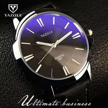 100% Original YAZOLE Luxury Blue Ray Shockproof Genuine Leather Round Dial Dress Quartz Wristwatch Watch for Men Male No.332
100% Original YAZOLE Luxury Blue Ray Shockproof Genuine Leather Round Dial Dress Quartz Wristwatch Watch for Men Male No.332