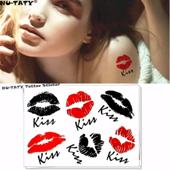 Nu-TATY A sexy kiss Temporary Tattoo Body Art Flash Tattoo Stickers 17*10cm Waterproof Fake Tatoo Car Styling Wall Sticker
Nu-TATY A sexy kiss Temporary Tattoo Body Art Flash Tattoo Stickers 17*10cm Waterproof Fake Tatoo Car Styling Wall Sticker