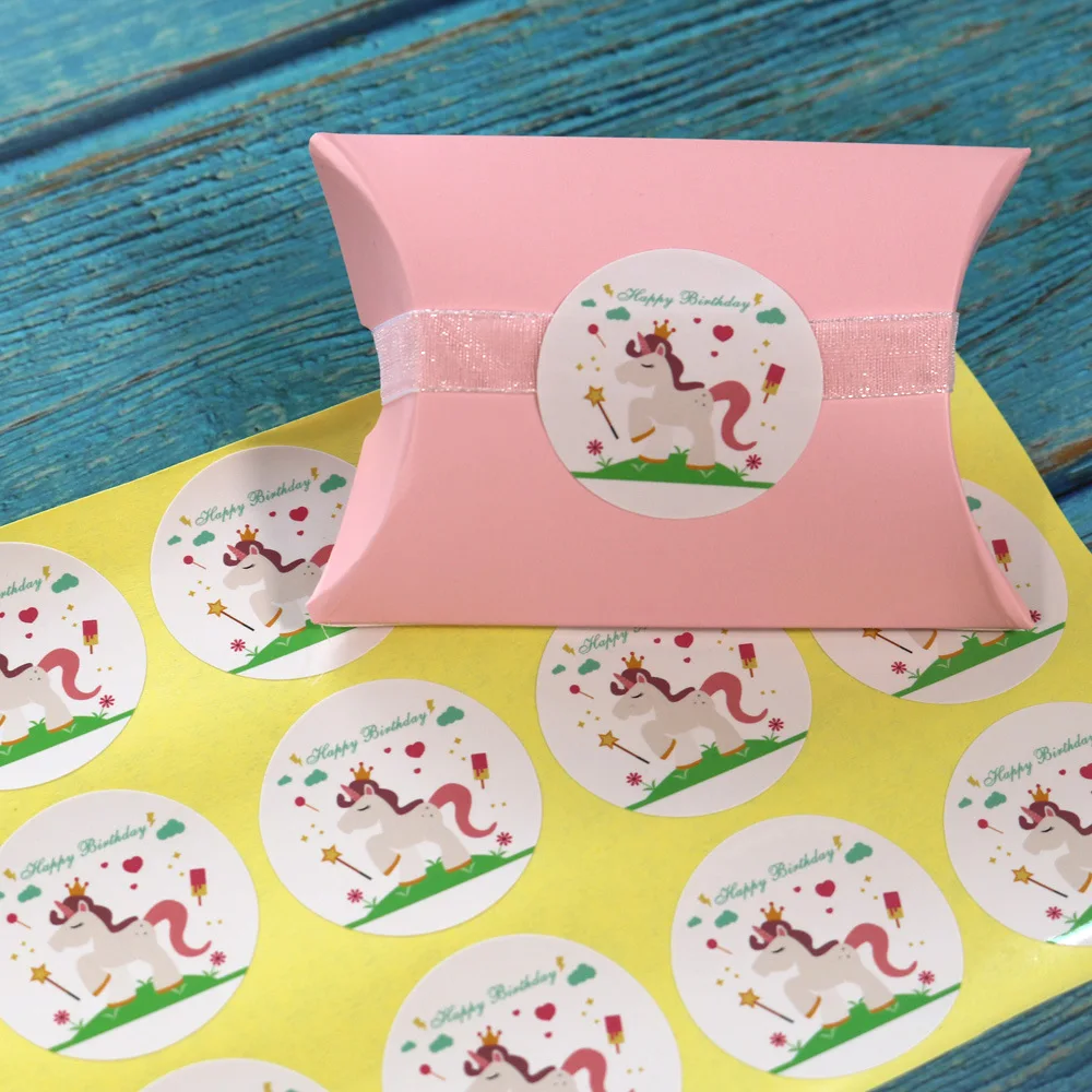 120pcs Unicorn Happy Birthday Sticker Homemade Round Adhesive Sealing Sticker DIY Packaging Sealing Label Birthda Party Supplies
120pcs Unicorn Happy Birthday Sticker Homemade Round Adhesive Sealing Sticker DIY Packaging Sealing Label Birthda Party Supplies