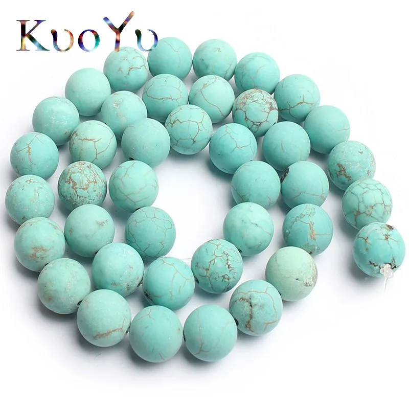 Natural Matte Blue Turquoises Beads Dull Polish Round Loose Stone Beads For Jewelry Making Diy Bracelet Necklace 15" 4/6/8/10mm
Natural Matte Blue Turquoises Beads Dull Polish Round Loose Stone Beads For Jewelry Making Diy Bracelet Necklace 15" 4/6/8/10mm