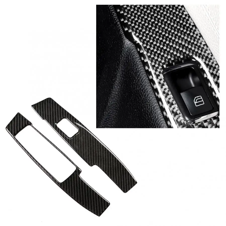 2Pcs Carbon Fiber Window Switch Button Panel Trim Cover for Mercedes Benz C Class W204 07-13 araba aksesuar
2Pcs Carbon Fiber Window Switch Button Panel Trim Cover for Mercedes Benz C Class W204 07-13 araba aksesuar