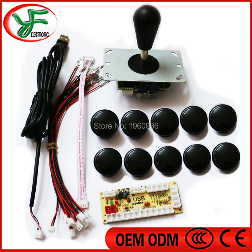 1 Player Zero Delay DIY USB to PC arcade kits for Jamma Fighting Games Joystick sanwa style
1 Player Zero Delay DIY USB to PC arcade kits for Jamma Fighting Games Joystick sanwa style