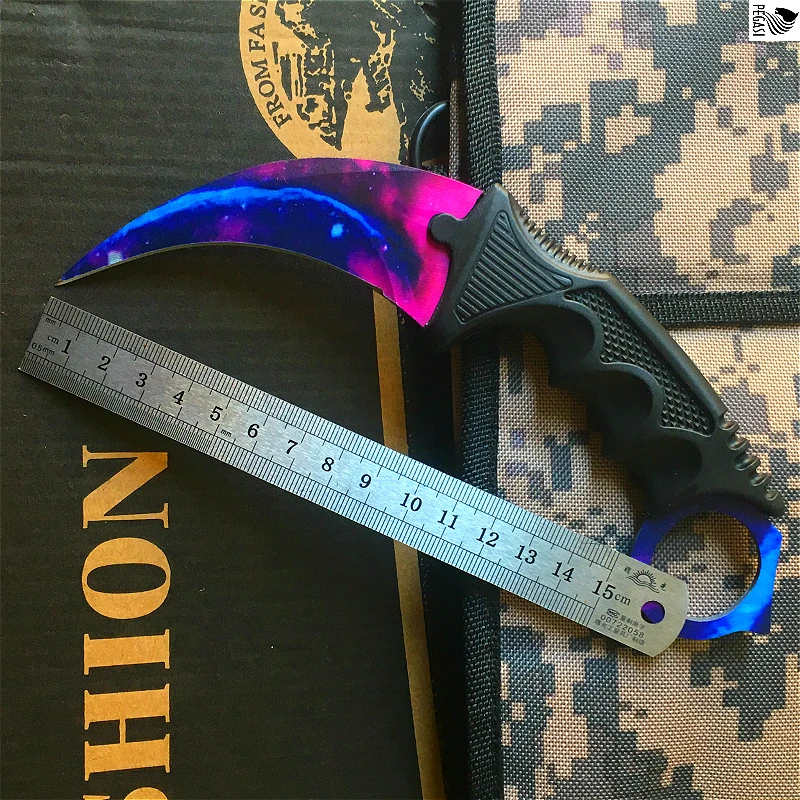 PEGASI Karambit Knife CS GO Fixed Knives Hunting Tactical Survival Claw Knife Camping Outdoor Pocket Rescue Faca EDC Tools
PEGASI Karambit Knife CS GO Fixed Knives Hunting Tactical Survival Claw Knife Camping Outdoor Pocket Rescue Faca EDC Tools