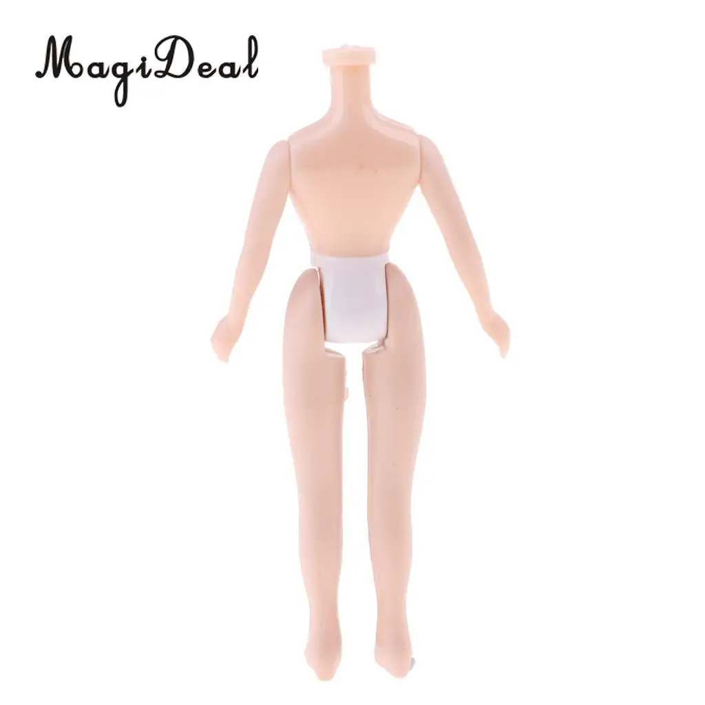 7.5cm Plastic Mini Doll Body for Petite Doll Custom DIY Accessories Kids Children Pretend Play Toy