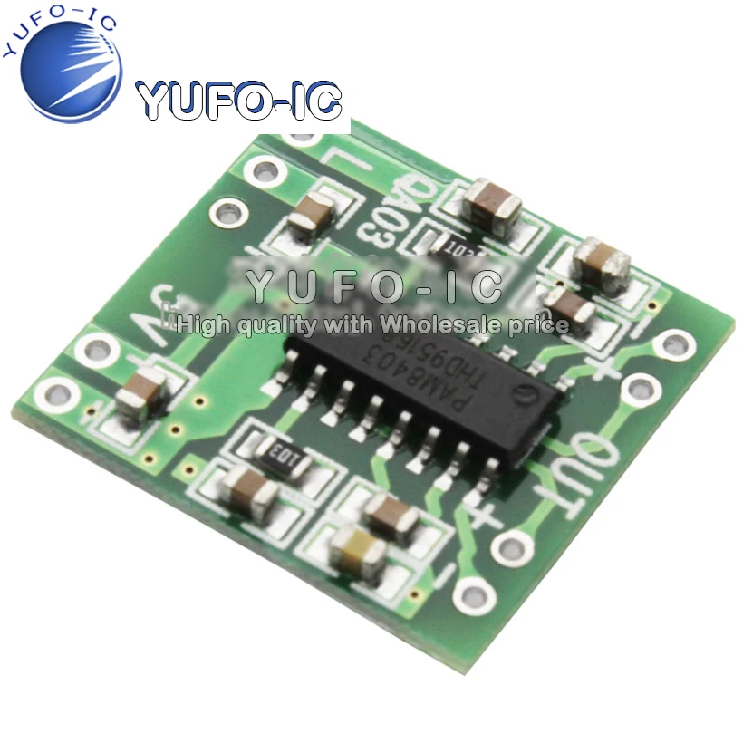 Super mini digital power amplifier board 2*3w D class PAM8403 efficient 2.5 ~ 5v can be USB power amplifier board
Super mini digital power amplifier board 2*3w D class PAM8403 efficient 2.5 ~ 5v can be USB power amplifier board