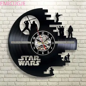 Vinyl Record Design Wall Clock Fashion Creative CD Vinyl Disc Wall Clock Movie STAR WARS Themed Home Decor 3D Hanging Clock
Vinyl Record Design Wall Clock Fashion Creative CD Vinyl Disc Wall Clock Movie STAR WARS Themed Home Decor 3D Hanging Clock