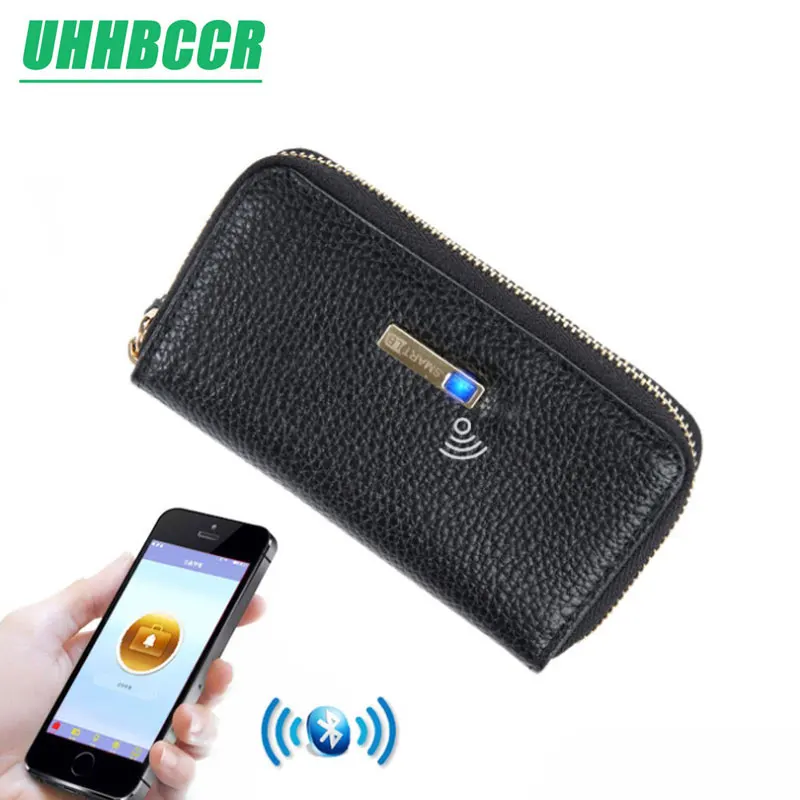 UHHBCCR Men Genuine Leather Anti Lost Intelligent Bluetooth High Quality Card Holders Card Case GPS Smart Wallet Purse Male
UHHBCCR Men Genuine Leather Anti Lost Intelligent Bluetooth High Quality Card Holders Card Case GPS Smart Wallet Purse Male