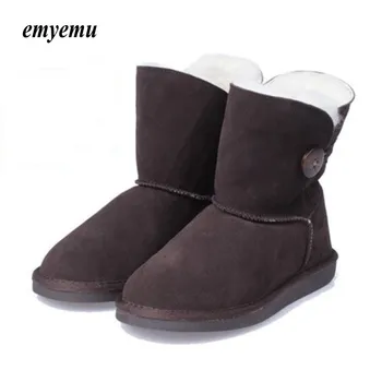 EMYEMU Bronte BAILEY BUTTON Cow-Suede Genuine with 100% Wool inner Winter Snow Boots 5colors free shipping women snow boots
EMYEMU Bronte BAILEY BUTTON Cow-Suede Genuine with 100% Wool inner Winter Snow Boots 5colors free shipping women snow boots