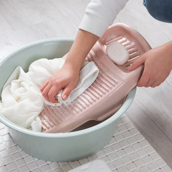 Home with thick washboard small washing clothes board household washing basin plastic laundry washboard
Home with thick washboard small washing clothes board household washing basin plastic laundry washboard