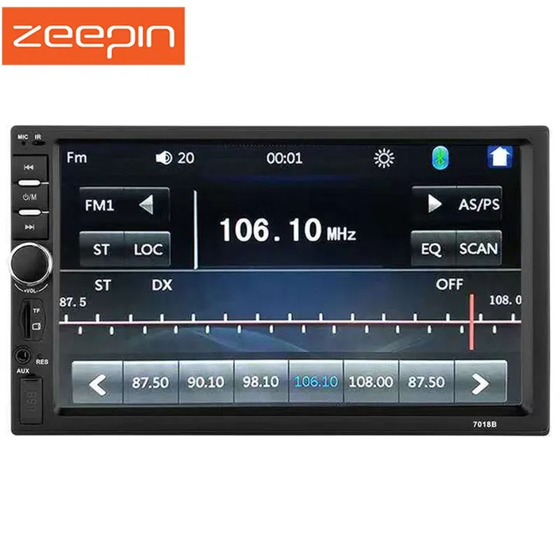 Zeepin 7010B 7 Inch Touch Screen Display Car MP5 Player Support Bluetooth Hands-Free Calling Music AUX Audio Input
Zeepin 7010B 7 Inch Touch Screen Display Car MP5 Player Support Bluetooth Hands-Free Calling Music AUX Audio Input