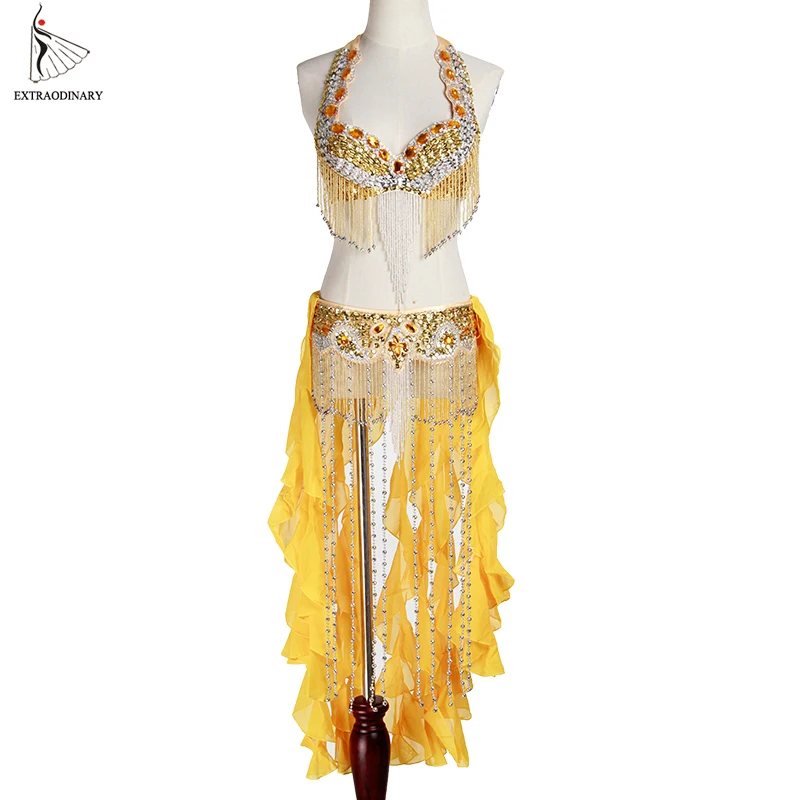 Belly Dance Costume Women Clothes Eastern Style Beaded Tassels Top Belt 2pcs Set Costumes Performance Outfit Oriental Bra Belt
Belly Dance Costume Women Clothes Eastern Style Beaded Tassels Top Belt 2pcs Set Costumes Performance Outfit Oriental Bra Belt