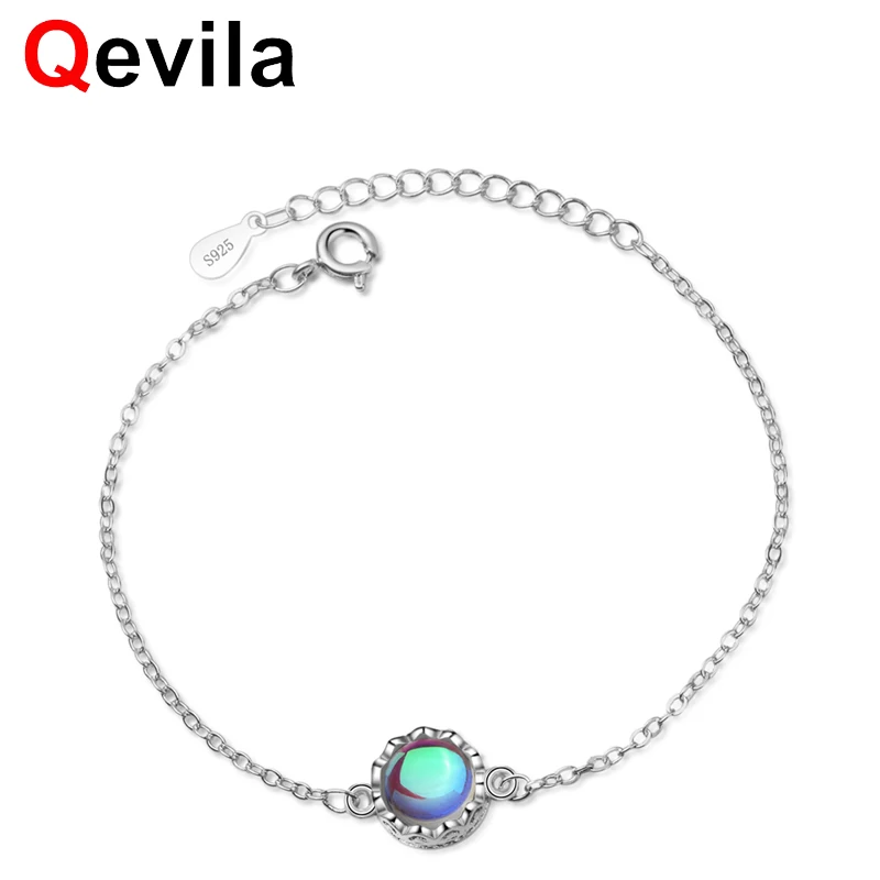 Qevila Fashion Bracelets Jewelry Plate 925 Sterling Silver Crown Aurora Chain Bracelets Moonstone Silver Chain Bracelets Women
Qevila Fashion Bracelets Jewelry Plate 925 Sterling Silver Crown Aurora Chain Bracelets Moonstone Silver Chain Bracelets Women