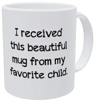 I Received This Beautiful Mug From My Favorite Child, Fathers Day, Mothers Day 11 Ounces Funny White Coffee Mug
I Received This Beautiful Mug From My Favorite Child, Fathers Day, Mothers Day 11 Ounces Funny White Coffee Mug