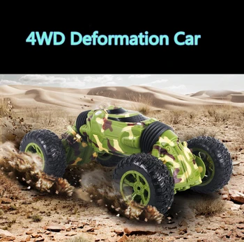 Electric RC Stunt Car 1:16 2.4G Double-sided Stunt Off Road Climbing rc stunt deformation RC Car Vehicle K Gift Toy VS 9136
Electric RC Stunt Car 1:16 2.4G Double-sided Stunt Off Road Climbing rc stunt deformation RC Car Vehicle K Gift Toy VS 9136
