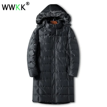 WWKK Fur Hooded Men Winter Waterproof Jacket Parka Warm Man Padded Jackets Coat Male Parkas Male Trench Coat Long Overcoats
WWKK Fur Hooded Men Winter Waterproof Jacket Parka Warm Man Padded Jackets Coat Male Parkas Male Trench Coat Long Overcoats