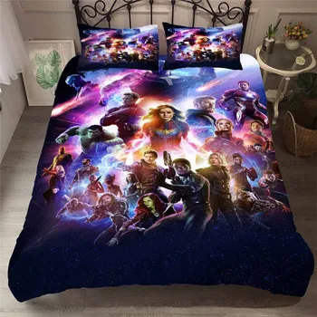 HELENGILI 3D Bedding Set The Avengers Print Duvet Cover Set Bedcloth with Pillowcase Bed Set Home Textiles #FILM-05
HELENGILI 3D Bedding Set The Avengers Print Duvet Cover Set Bedcloth with Pillowcase Bed Set Home Textiles #FILM-05