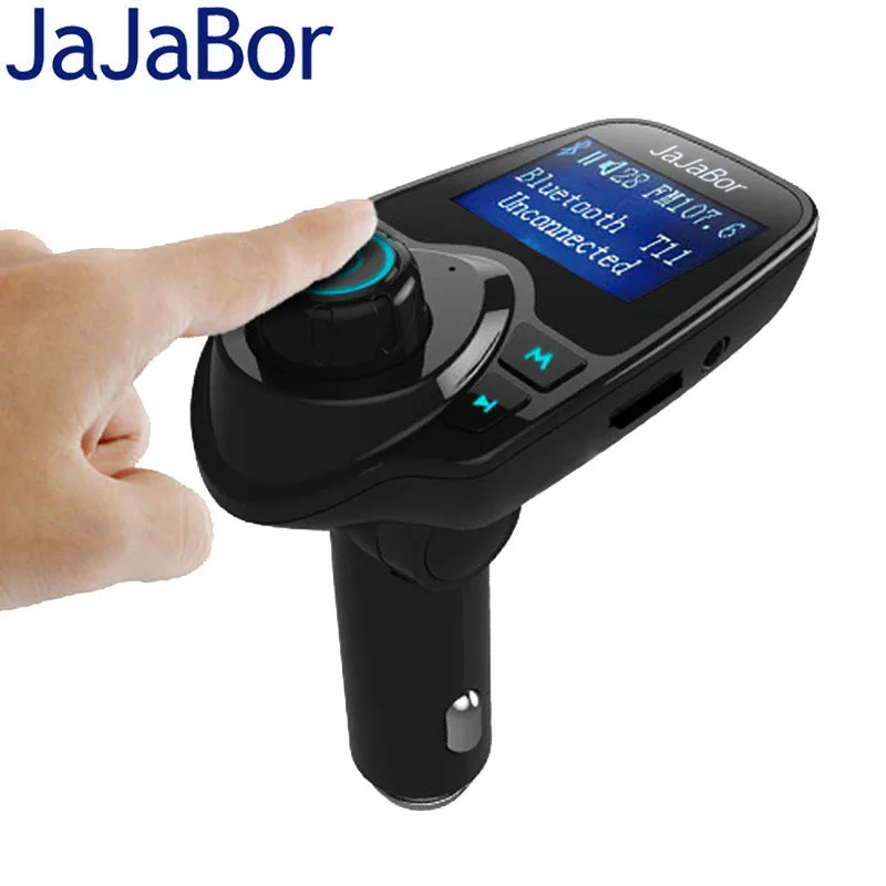 JaJaBor Bluetooth Car Kit Hands Free FM Transmitter Handsfree Music Receiver 5V Dual USB Charger Wireless Car MP3 Player T11
JaJaBor Bluetooth Car Kit Hands Free FM Transmitter Handsfree Music Receiver 5V Dual USB Charger Wireless Car MP3 Player T11