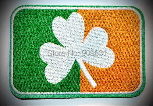 30x hot sale! IRISH CLOVER FLAG PATCH iron-on IRELAND embroidered SHAMROCK EMBLEM applique NEW
30x hot sale! IRISH CLOVER FLAG PATCH iron-on IRELAND embroidered SHAMROCK EMBLEM applique NEW